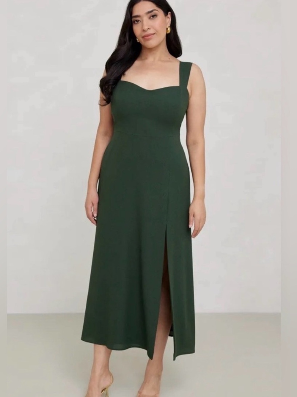 Park and fifth hastings midi dress emerald green size extra small